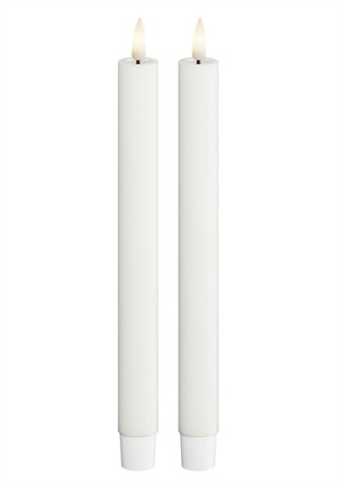 Deluxe Kronljus LED 2,2x24 cm Vit 1x2-p